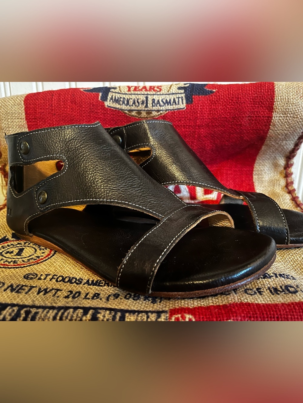 BED|STU Soto dark brown sandals